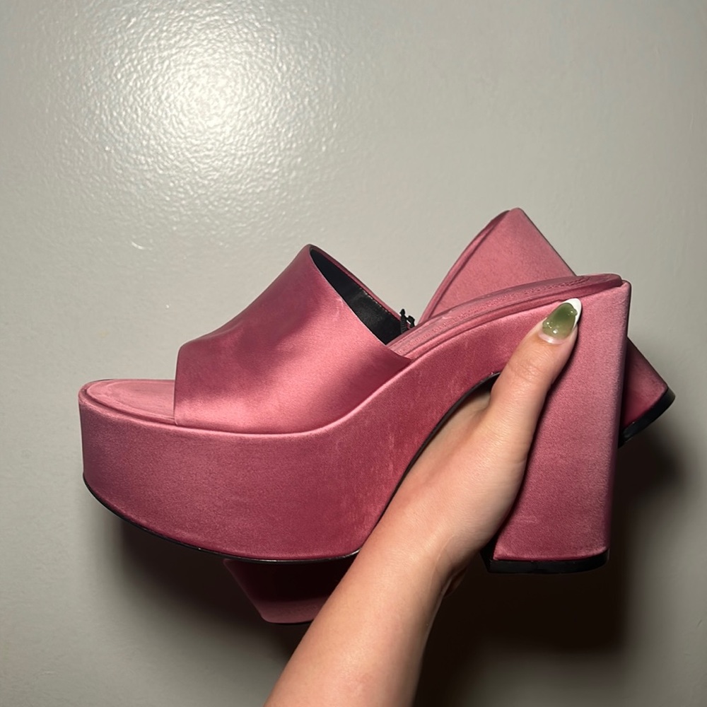 Pink heels